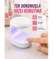 Mini Tırnak Kurutucu - Hızlı Kurutma İçin Uvled Işık Teknolojisi Yeni Nesil