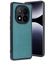 Redmi Note 14 Pro 5G Kılıf Şık Deri Görünümlü ve Dokulu Esnek Premium Fitfist Kapak (Açık Yeşil)