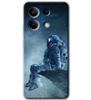 Xiaomi Redmi Note 13 5G Kılıf HD Desen Baskılı Kılıf - Astronot Yalnızlığı