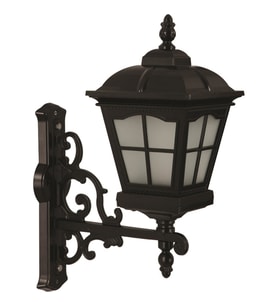 AVONNI BAP-68045-BSY-M1-OP Siyah Boyalı Dış Mekan Aydınlatma E27 Aluminyum Cam 40x23cm