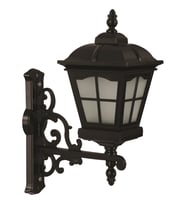AVONNI BAP-68045-BSY-M1-OP Siyah Boyalı Dış Mekan Aydınlatma E27 Aluminyum Cam 40x23cm
