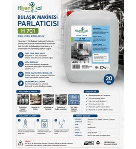 Hijyenkal Bulaşık Makinesi Parlatıcısı H 701 20 kg