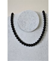 8 MM TURMALİN DOĞAL TAŞ KOLYE