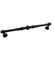 Sultan Model Siyah 160 mm Metal Kulp – 5 Adet  Mat Siyah Dekoratif Mobilya Kulpu