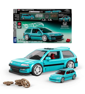 Mattel Brick Shop Hot Wheels JHF62 Custom '90 Honda Civic EF
