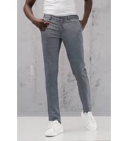 Beli Lastikli ve İplikli Slimfit Pamuklu Jogger Pantolon (Mavi)