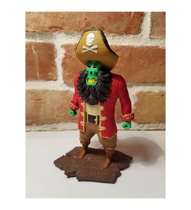 Monkey Island LeChuck Boyalı Figür Maymun Adası Lechuck Figür Büyük Boy 25CM
