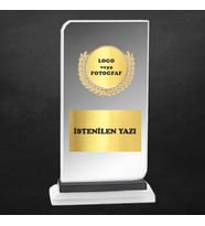 Kişiselleştirilebilir Kristal Plaket (Gold)