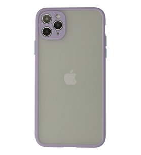 Pilelistore   iPhone 12 Pro Max Kılıf Montreal Silikon Kapak - Mor