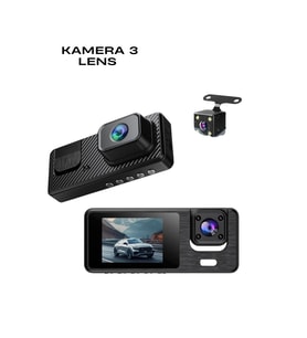 1080P 3 Kameralı Araç DVR -Q301