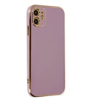 Mey İthalat® iPhone 12 Kılıf Volet Silikon - Mor
