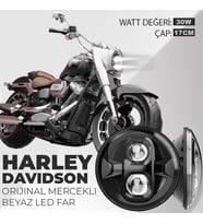 Harley Davidson Motosiklet Orijinal Mercekli Led Far