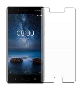 Nokia 8 Ekran Koruyucu Nano Cam I·nce Esnek 9H Temperli Campet Ekran Koruyucu (Şeffaf)