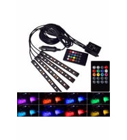 ERAKS Uzaktan Kumandalı Ayak Altı  Sese Duyarlı 9 Led Müziğe Duyarlı Led