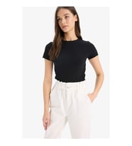 Defacto Siyah Kadın T-Shirt K7064AZ/BK81