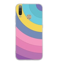 PrintiFy General Mobile GM 10 Uyumlu Kamera Korumalı Renk Cümbüşü B Tasarımlı Şeffaf  Kılıf