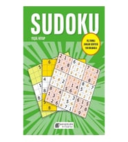 Sudoku Yeşil Kitap - Üç Farklı Zorluk Seviyesi 159 Bulmaca