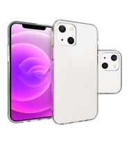 Coverzone iPhone 14 ile uyumlu K?l?f S�per Esnek Yap?l? P�r�zs�z Toz ve Kirden Koruyan Silikon iPhone 14 ile uyumlu S�per ?effaf Kapak.