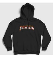 Presmono Unisex Siyah Logo Hatebreed Kapüşonlu Sweatshirt 148638tt