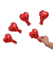 5 İnç Mini Kalp Folyo Balon Kırmızı 5 Adet