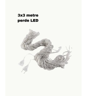 3x3 LED Işık Perdesi Şelale Model İç Dış Mekân Dekorasyonu