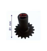 ATV ÖN DİŞLİ 428-18T İÇ 20XUZUNLUK 81XTM ÖM