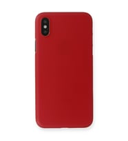 iPhone X Kılıf Pp Ultra İnce Kapak - Kırmızı