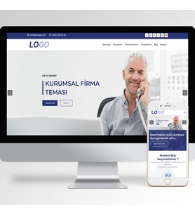 Hazır Kurumsal Web Sitesi Yazılımı V92