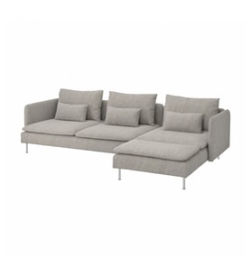 3'lü Kanepe ve Uzanma Koltuğu, Bej-Kahverengi, Çift Kolçaklı