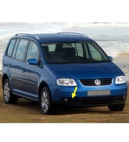 VW Touran 2003-2006 Ön Tampon Sağ Sis Farı Kapağı 1T0853666A