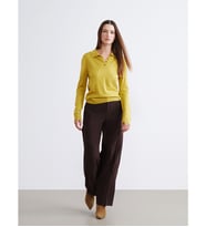 LCW Vision Kahverengi Standart Fit Geniş Paça Kadın Pantolon