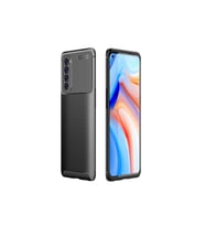 Oppo Reno 4 Pro 4G Uyumlu Kılıf Zore Negro Silikon Kapak (Siyah)