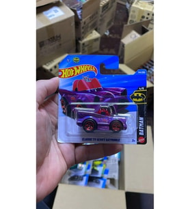 Classic TV Series Batmobile Mor Batman Metal Oyuncak Araba