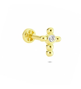 Glorria Altın TektaşTragus Piercing
