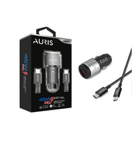 Auris ARS-CR10 – 45W Metal PD Araç Şarj Cihazı