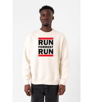 Forrest Gump Run Forrest Run Ekru Erkek 2ip Sweatshirt
