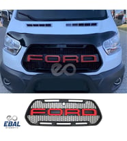 Ford Transit 2014-2018 Model Uyumlu Raptor Kırmızı Ford Yazılı Panjur (SIYAH SPORT)