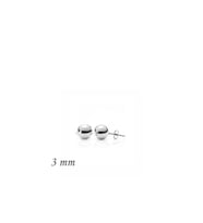 Gümüş Top Küpe - 3 mm CSR2181861