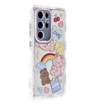 Newface Samsung Galaxy S23 Ultra Kılıf Reflexion Desenli Kapak - Desen 4