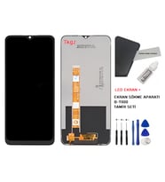 Tkgz - Oppo Realme 5İ Uyumlu Lcd Ekran Dokunmatik -A- Kalite + B-7000 + TAMİR SETİ