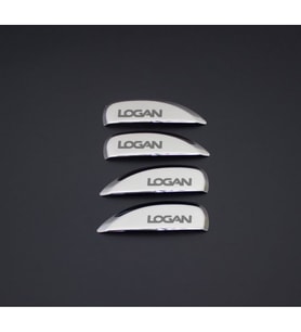 Dacia Logan MCV Krom Kapı Kolu Yazılı 2013 Üzeri 4 Kapı Paslanmaz Çelik YAZILI