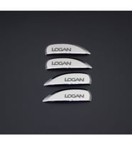 Dacia Logan MCV Krom Kapı Kolu Yazılı 2013 Üzeri 4 Kapı Paslanmaz Çelik YAZILI