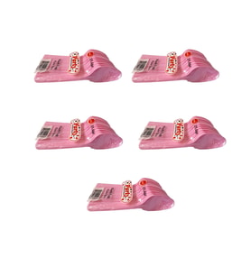 Plastik Lüx Pembe Renk Kaşık - Parti Davet Piknik Çorba Yemek Kaşığı - 18 Cm. - 25'li 5 Paket