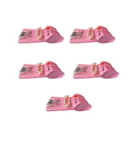 Plastik Lüx Pembe Renk Kaşık - Parti Davet Piknik Çorba Yemek Kaşığı - 18 Cm. - 25'li 5 Paket