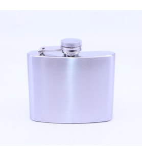 Mat Krom Cep Matarası-Flask 5 OZ (Gümüş)