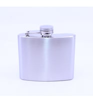 Mat Krom Cep Matarası-Flask 5 OZ (Gümüş)