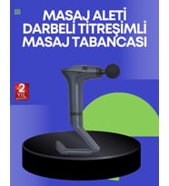 Titreşimli Şarjlı Masaj Aleti 3in1 Fonksiyonel Çok Amaçlı Model