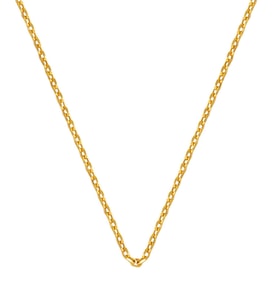 Force 14 Ayar Altın Zincir Kolye (2 mm Enli) 45 cm.