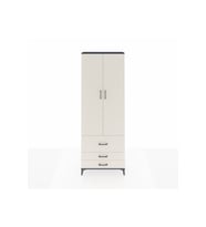 Arges Dolap 4 Raflı 3 Çekmeceli 2 Kapaklı 88x30x243 Antrasit-Aytaşı