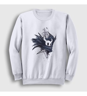 Presmono Unisex Beyaz Robe Oyun Hollow Knight Sweatshirt 492957tt